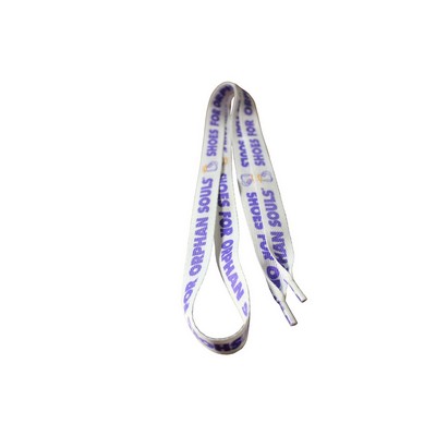 Shoelaces 45" x 3/4" Recycled Polyester (Domestically Produced)