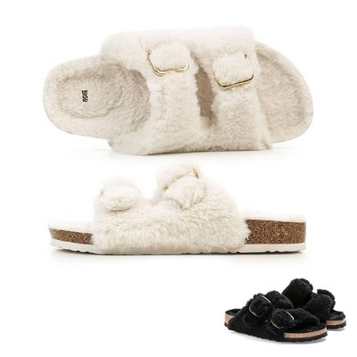 Womens Open Toe Slippers