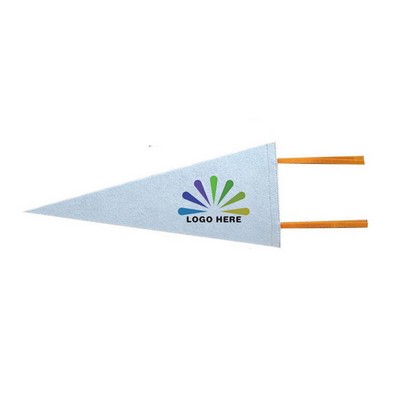 8" x 18" Vibrant Felt Pennant Full Color