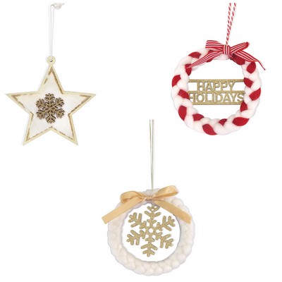 Christmas Tree Decoration Wooden Xmas Ornament