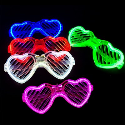 Led Light Up Shutter Shades Glasses