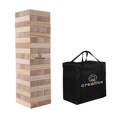Giant Tumble Tower Set With Storage Bag