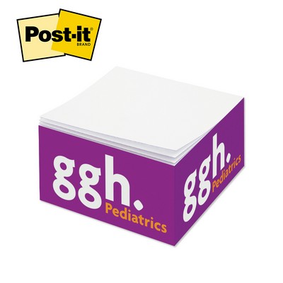 Post-it® Custom Printed Half Cube Notes (2 3/4"x2 3/4"x1 3/8")