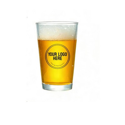 16Oz Tall Wide-Mouth Pint Glasses
