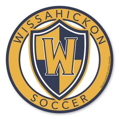 Car Sign Circle Magnet 4" Diam