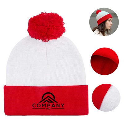 Red White Christmas Hat