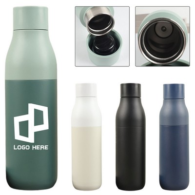 15Oz Stainless Steel Thermos Bottle W/ Small Mouth