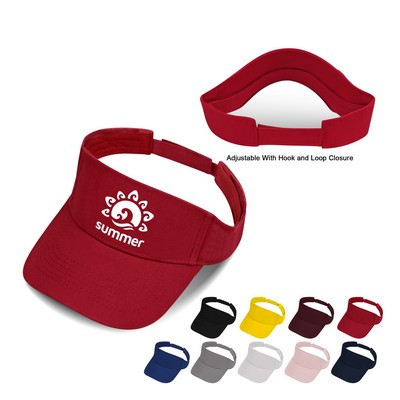 Empty Top Unisex Cotton Sports Sun Visor Hat