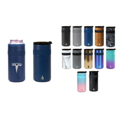 Elemental® Commuter DuoSip 12oz Coffee Tumbler and Slim Can Cooler 2-in-1