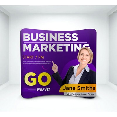 Curve Pillow Case Backdrop Package (8' x 8 ft)