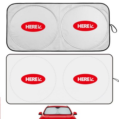 Auto Folding Front Windshield Sunshade